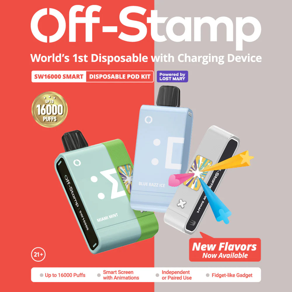 Off-Stamp Vape Kit / Pod x Battery | 16,000 Puffs